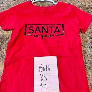 Sanita Kids Red 'Santa We Good?' T-Shirt